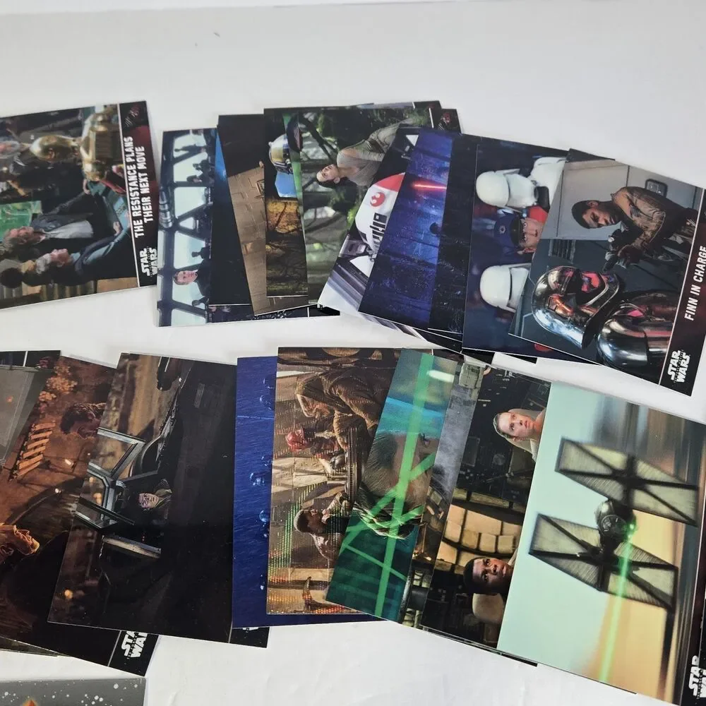 2016 Topps Star Wars Force Awakens Chrome Lot Patches Inserts Refractor